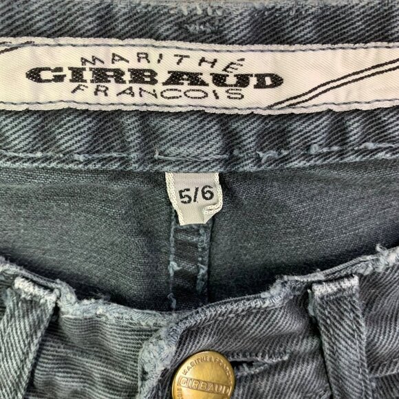 Vintage Marithe Francois Girbaud High-Waisted Denim Jeans Gray Size 5/6 women‎ - Picture 11 of 12